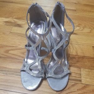 Madden girl Digitize Silver Stiletto Heels